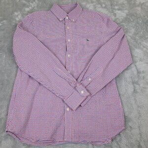 Vineyard Vines Men's Gingham‎ Stretch Poplin Shirt Plaid Size Medium